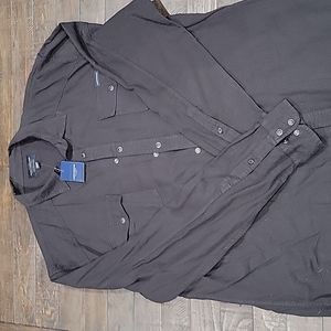 L/s  black button down Lucky Brand shirt
